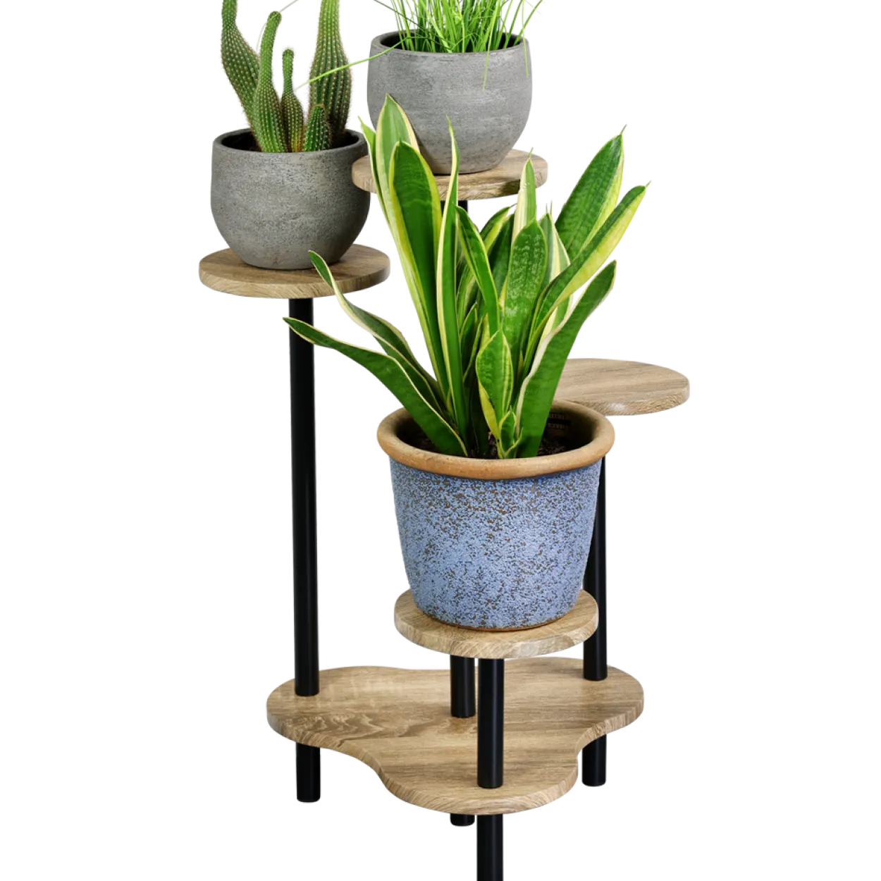 Blumenständer, Eichendekor