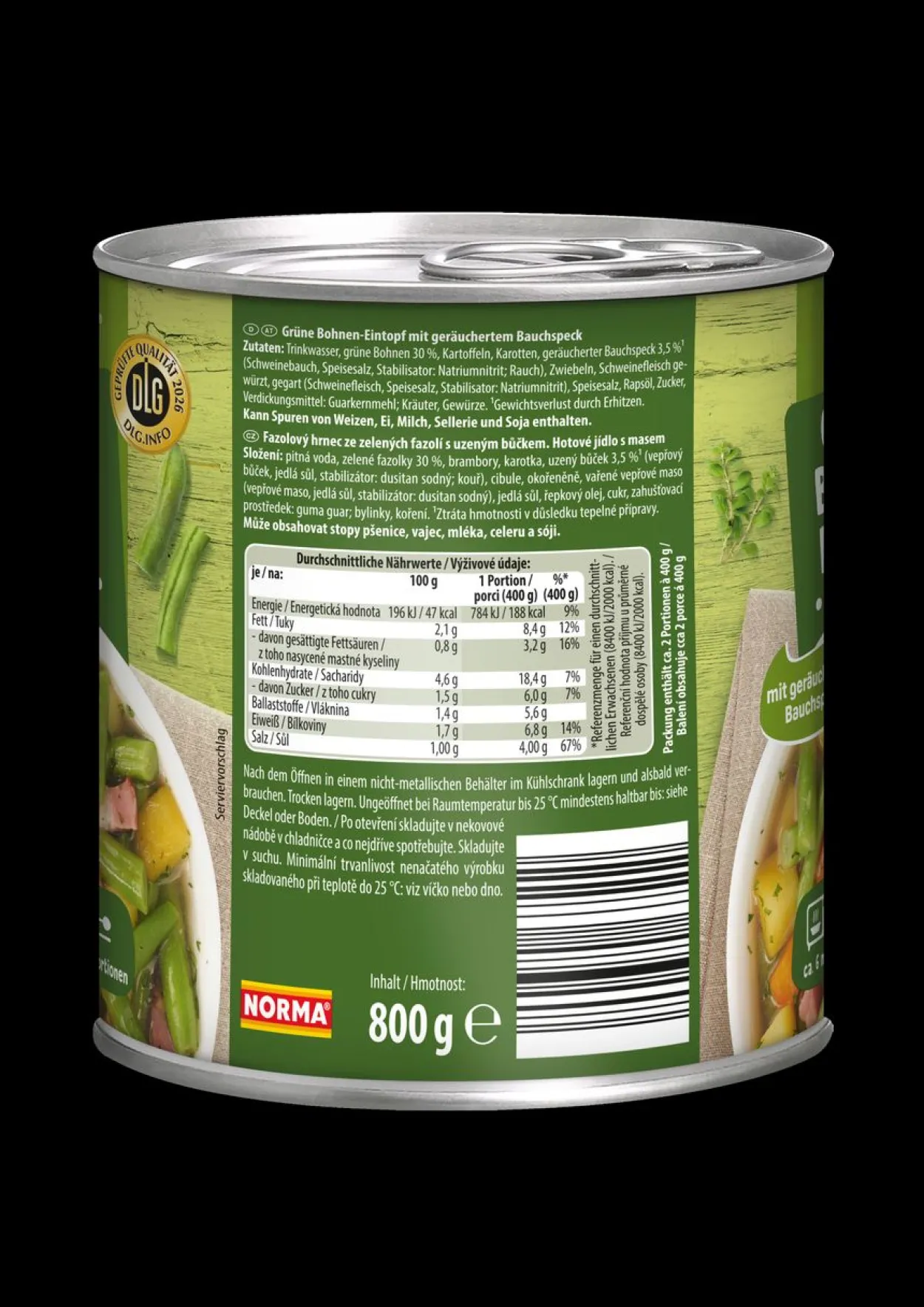 Bohneneintopf 12x800g