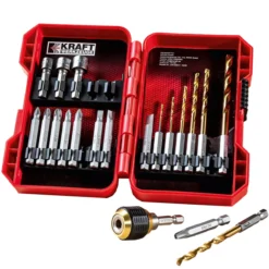Bohrer-, Bit- und Stecknuss-Set - 20tlg.