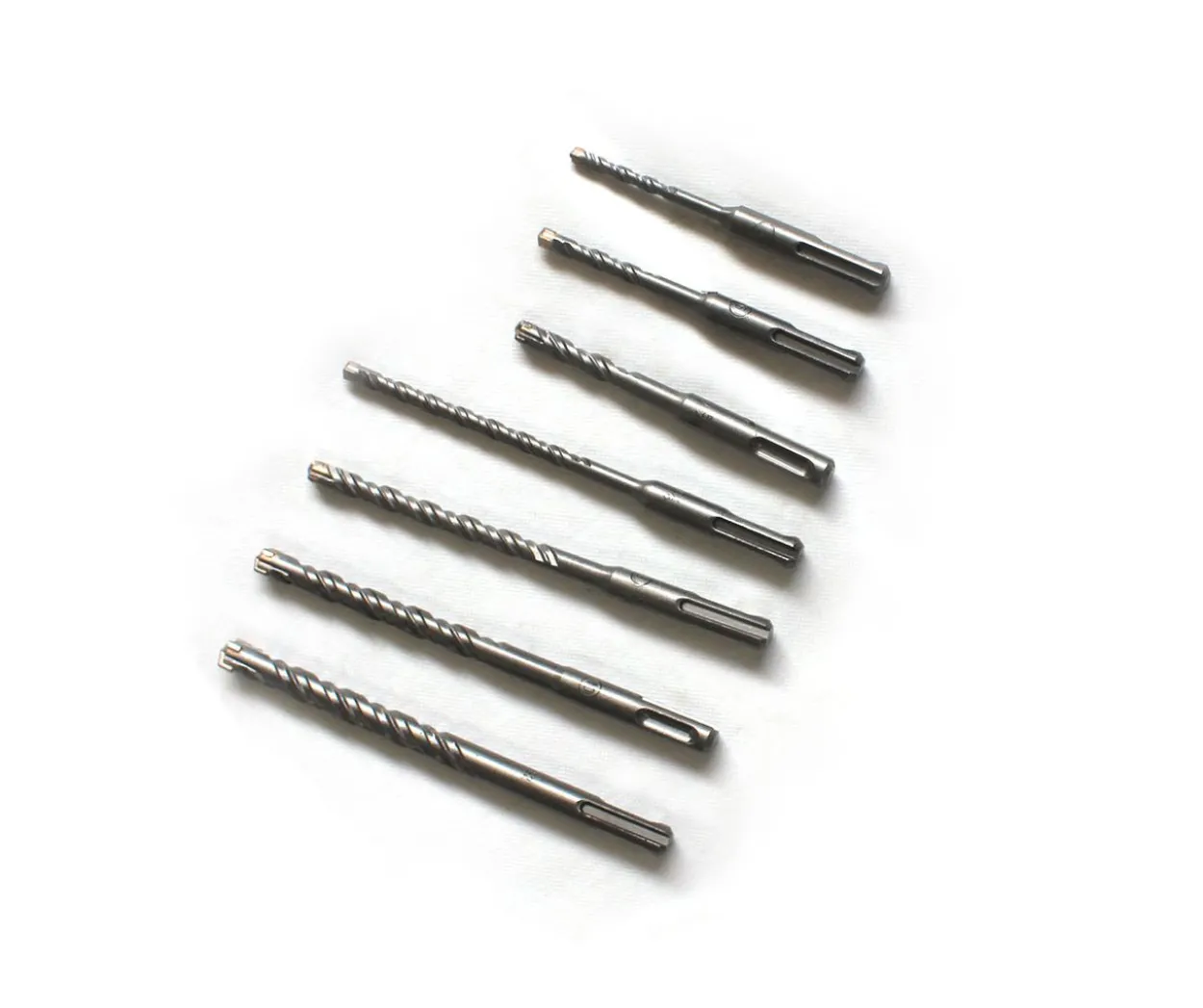 Bohrer SDS Plus 7 tlg Set doppelter Wendel+ Kreuz Quadro