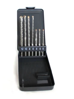 Bohrer SDS Plus 7 tlg Set doppelter Wendel+ Kreuz Quadro