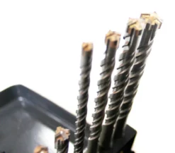 Bohrer SDS Plus 7 tlg Set doppelter Wendel+ Kreuz Quadro