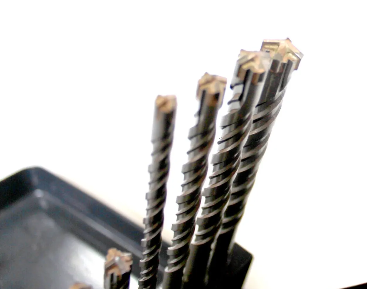 Bohrer SDS Plus 7 tlg Set doppelter Wendel+ Kreuz Quadro