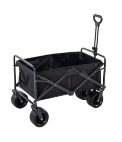 Bollerwagen, ca. 88,5 x 57,5 x 95 cm - Schwarz