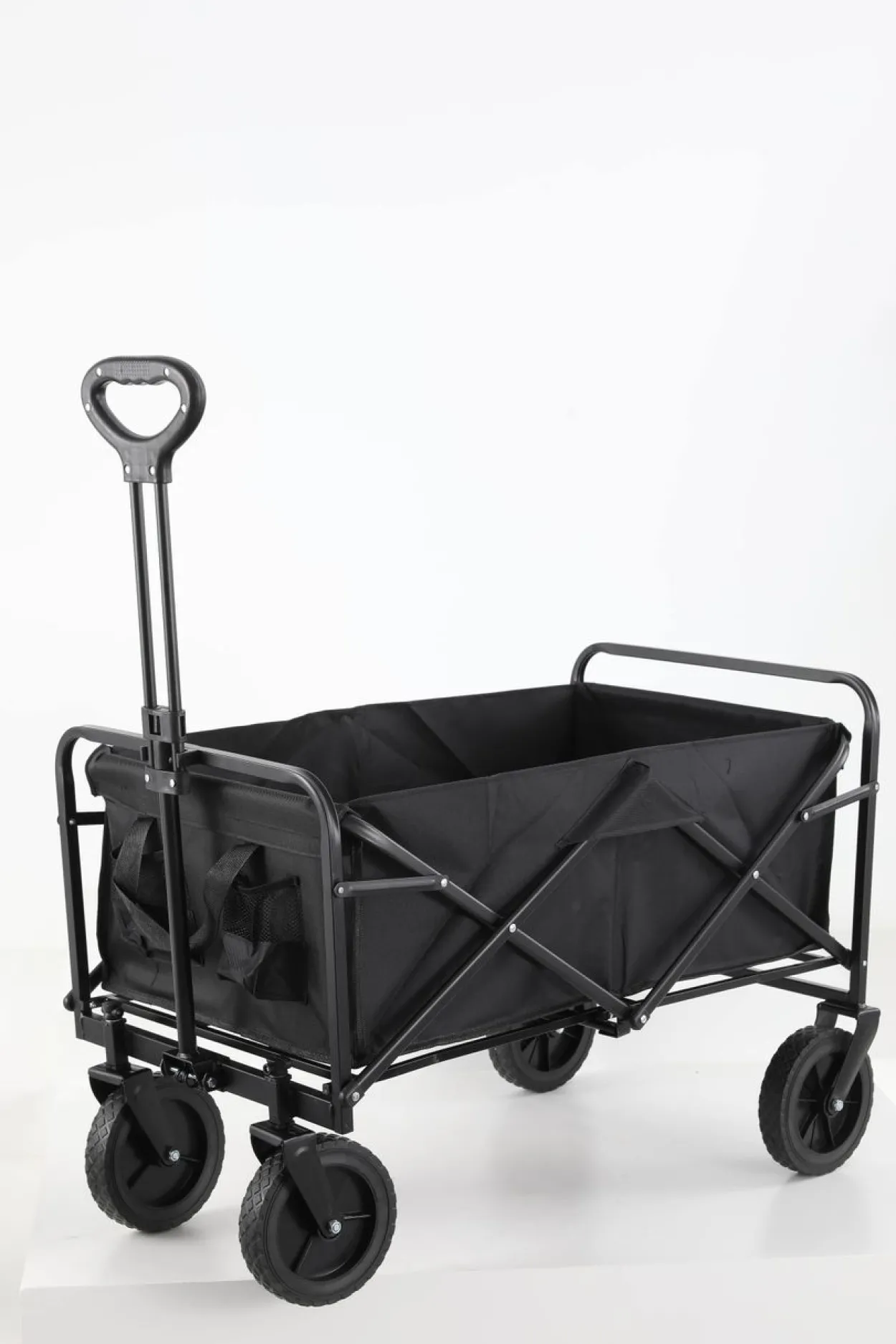 Bollerwagen, ca. 90 x 54 x 98 cm - Schwarz