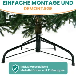 BonTree Tanne künstlicher Weihnachtsbaum 210 cm mit 280 LED warmweiß