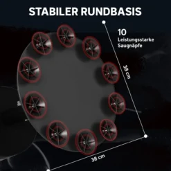 Boxsack freistehend 135 cm Standboxsack 10 Saugnäpfen und Stoßdämpfer