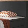 Boxspringbett Berlin 180x200 cm Webstoff Anthrazit