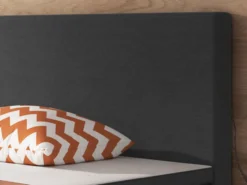 Boxspringbett Berlin 180x200 cm Webstoff Anthrazit