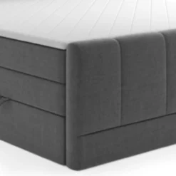 Boxspringbett Dublin mit Bettkasten Taschenfederkern 180x200cm Anthrazit