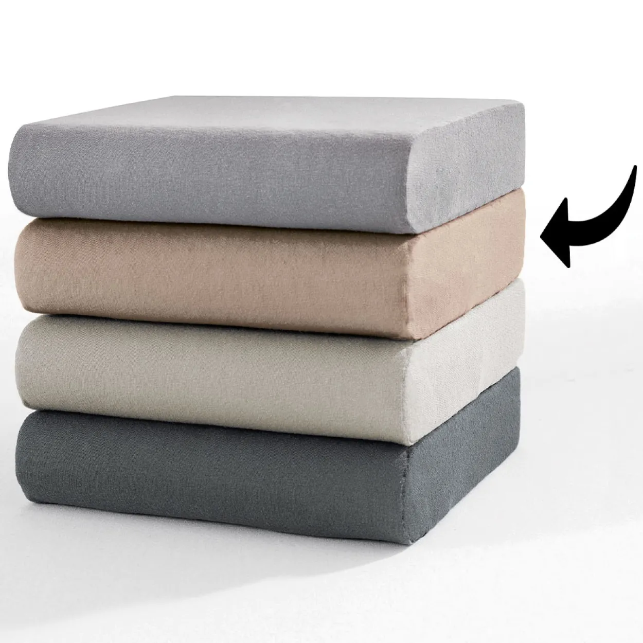 Boxspringbett Jersey-Spannbetttuch "Premium"