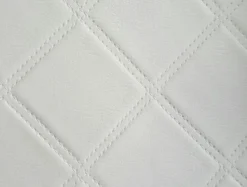 Boxspringbett Madrid 180x200 cm Kunstleder Weiß