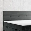 Boxspringbett RIO mit Bettkasten, ca. 180 x 200 cm - Schwarz