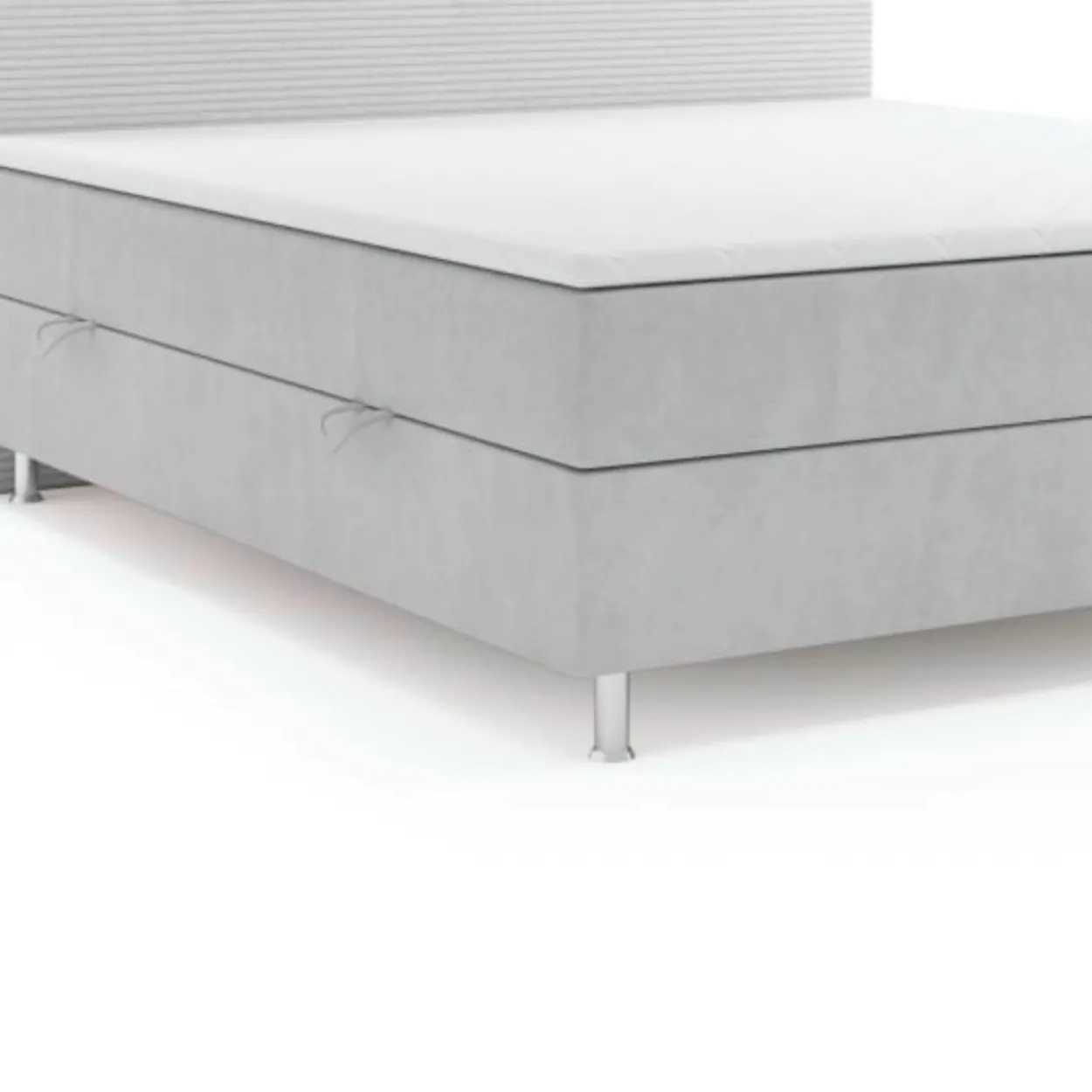 Boxspringbett RIO mit Bettkasten, ca. 180 x 200 cm - Schwarz
