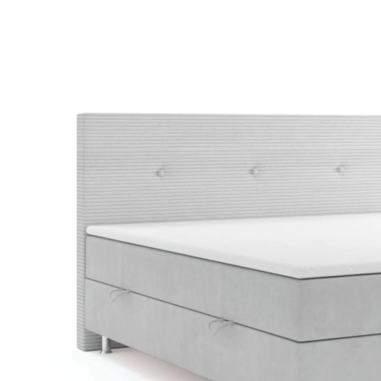 Boxspringbett RIO mit Bettkasten, ca. 180 x 200 cm - Schwarz