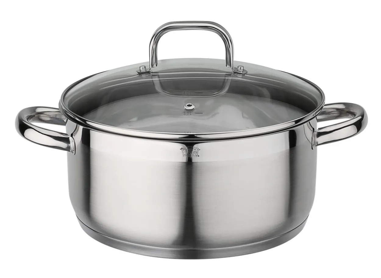 Bratentopf FOGO mit Glasdeckel 24cm