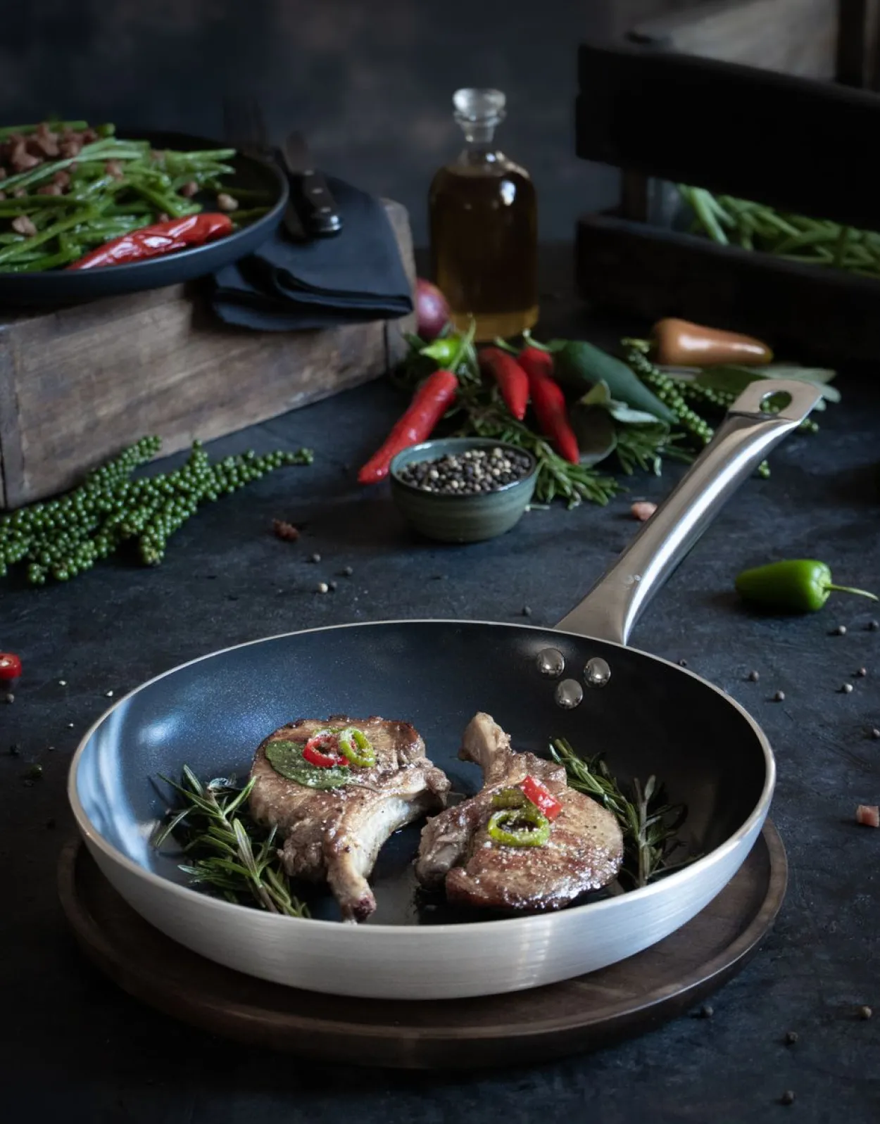 Bratpfanne mit Gegengriff 36cm "Bistro-Line"