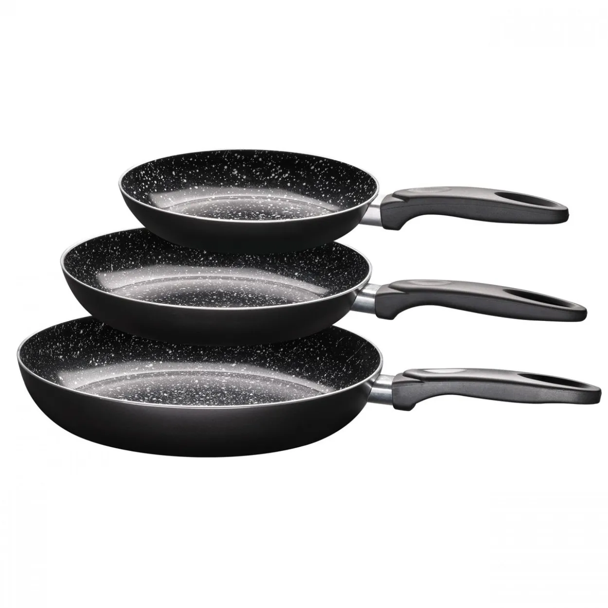 Bratpfannen-Set inkl. Pfannenwender, 4 tlg.