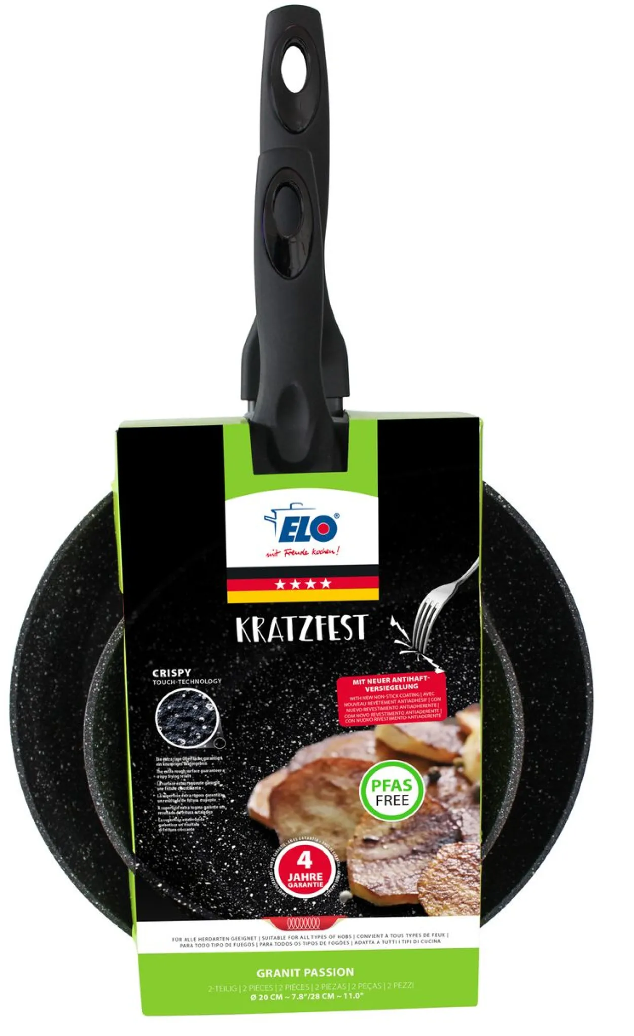 Bratpfannen Set 2tlg. "Granit Passion"