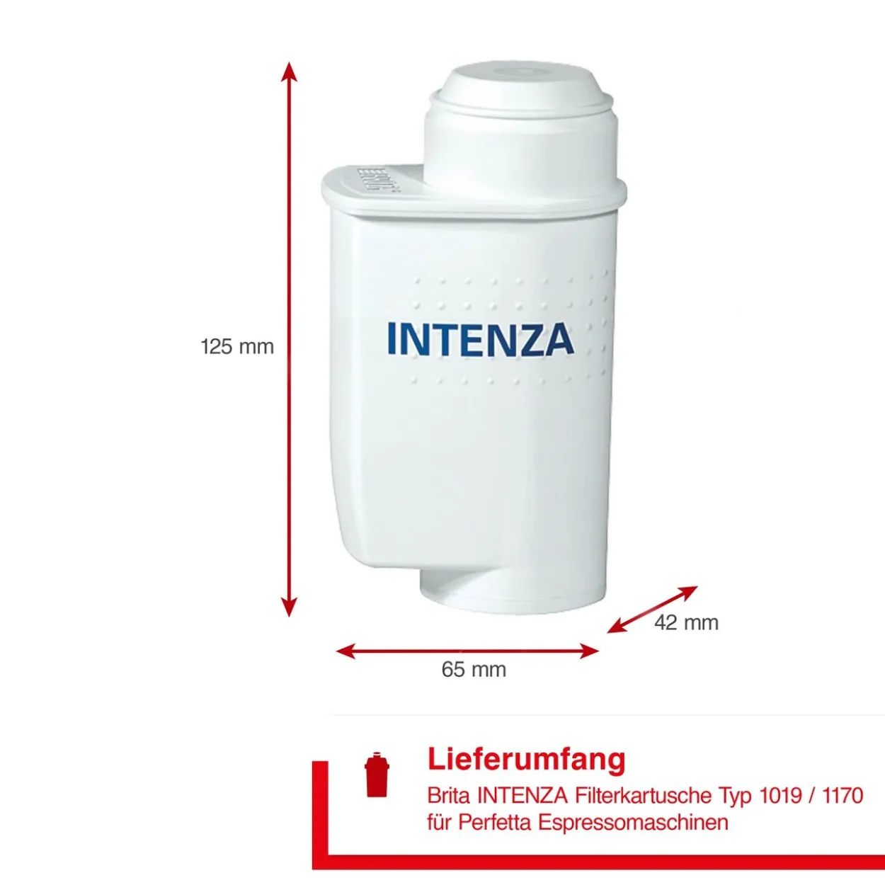 Brita INTENZA Filterkartusche Typ 1019 / 1170