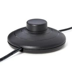 Brok dekorative Bogenlampe - Stehleuchte mit elegantem Stoffschirm - 2,0m