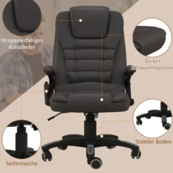 Bürosessel mit Massage,Wärme-Funktion