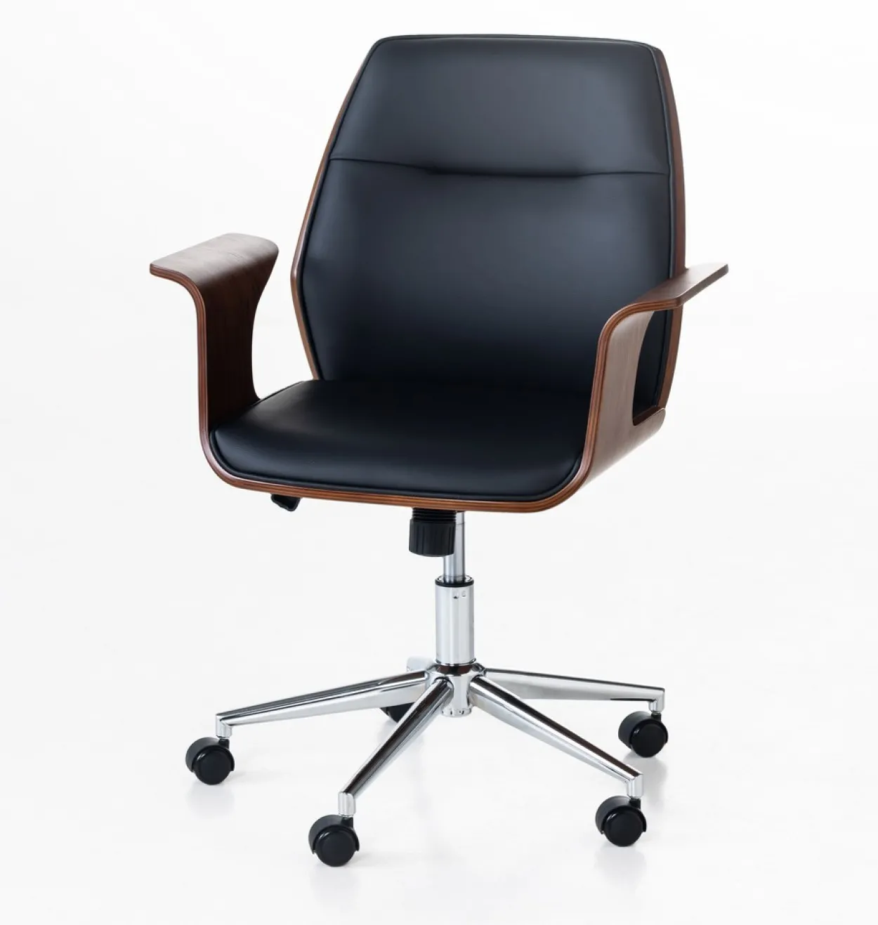 Bürostuhl, ca. 68 x 61 x 86-94 cm - Schwarz