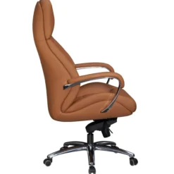 Bürostuhl Echtleder Caramel 120 kg