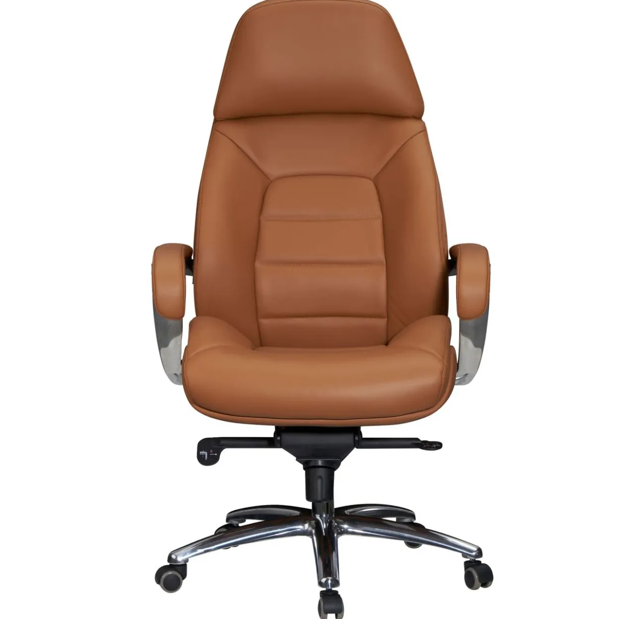Bürostuhl Echtleder Caramel 120 kg