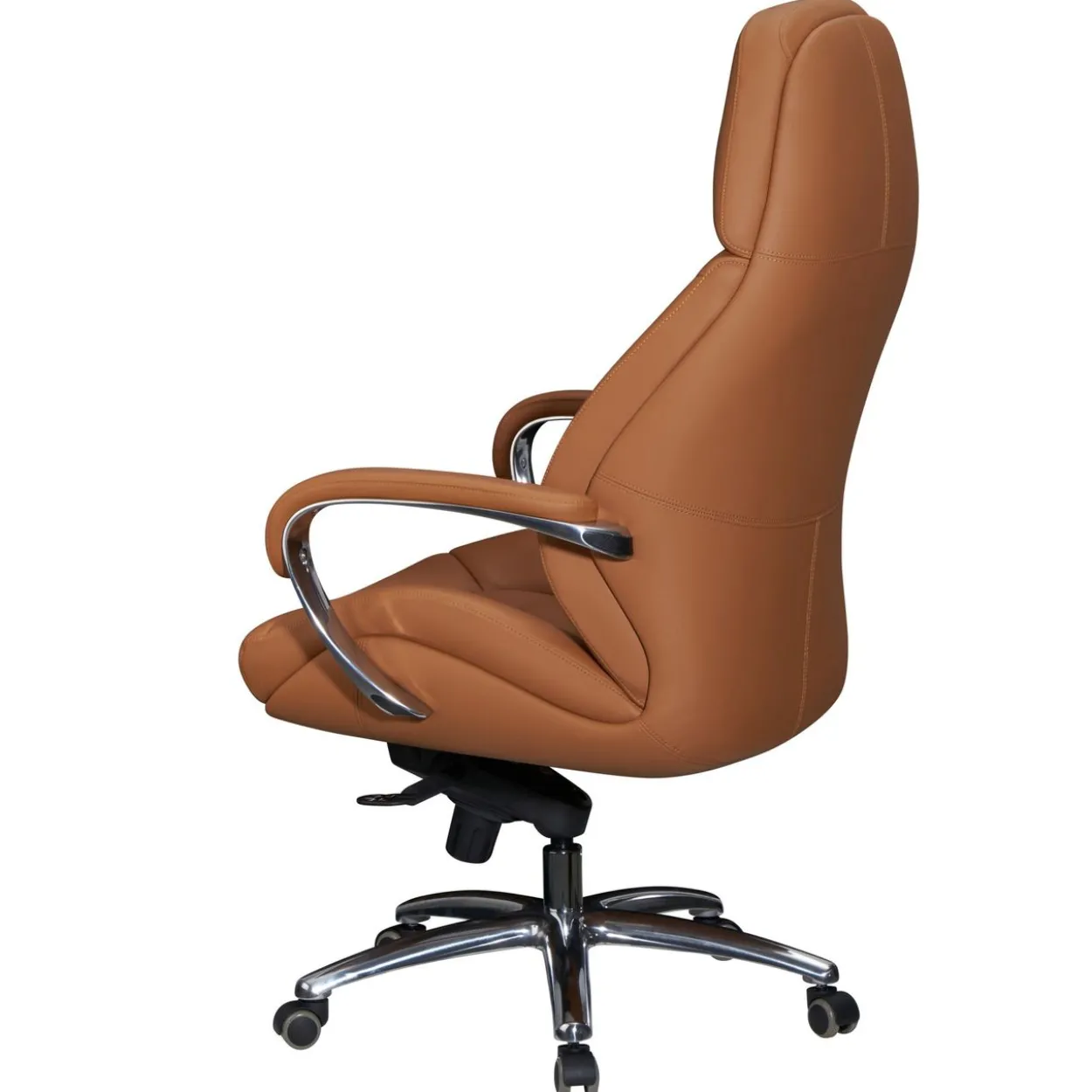 Bürostuhl Echtleder Caramel 120 kg