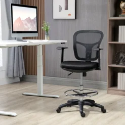 Bürostuhl, Ergonomischer Zeichenstuhl, Höhenverstellbarer Computerstuhl
