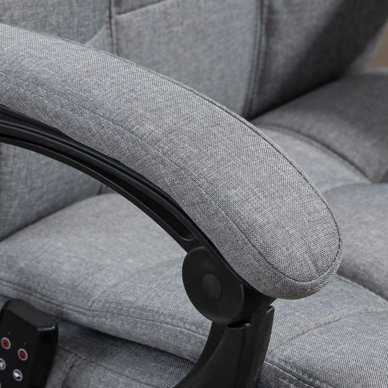 Bürostuhl mit Massagefunktion, Ergonomisch PC Stuhl mit Liegefunktion