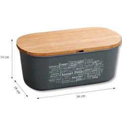 Brotbox, grau