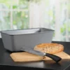 Brotbox, Kunststoff (PP), grau