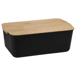 Brotbox, Kunststoff (PP), schwarz