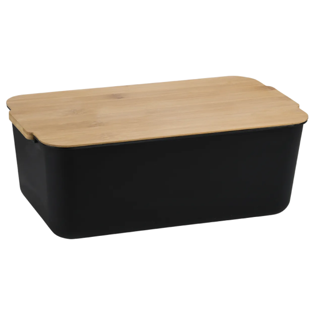 Brotbox, Kunststoff (PP), schwarz