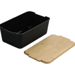 Brotbox, Kunststoff (PP), schwarz