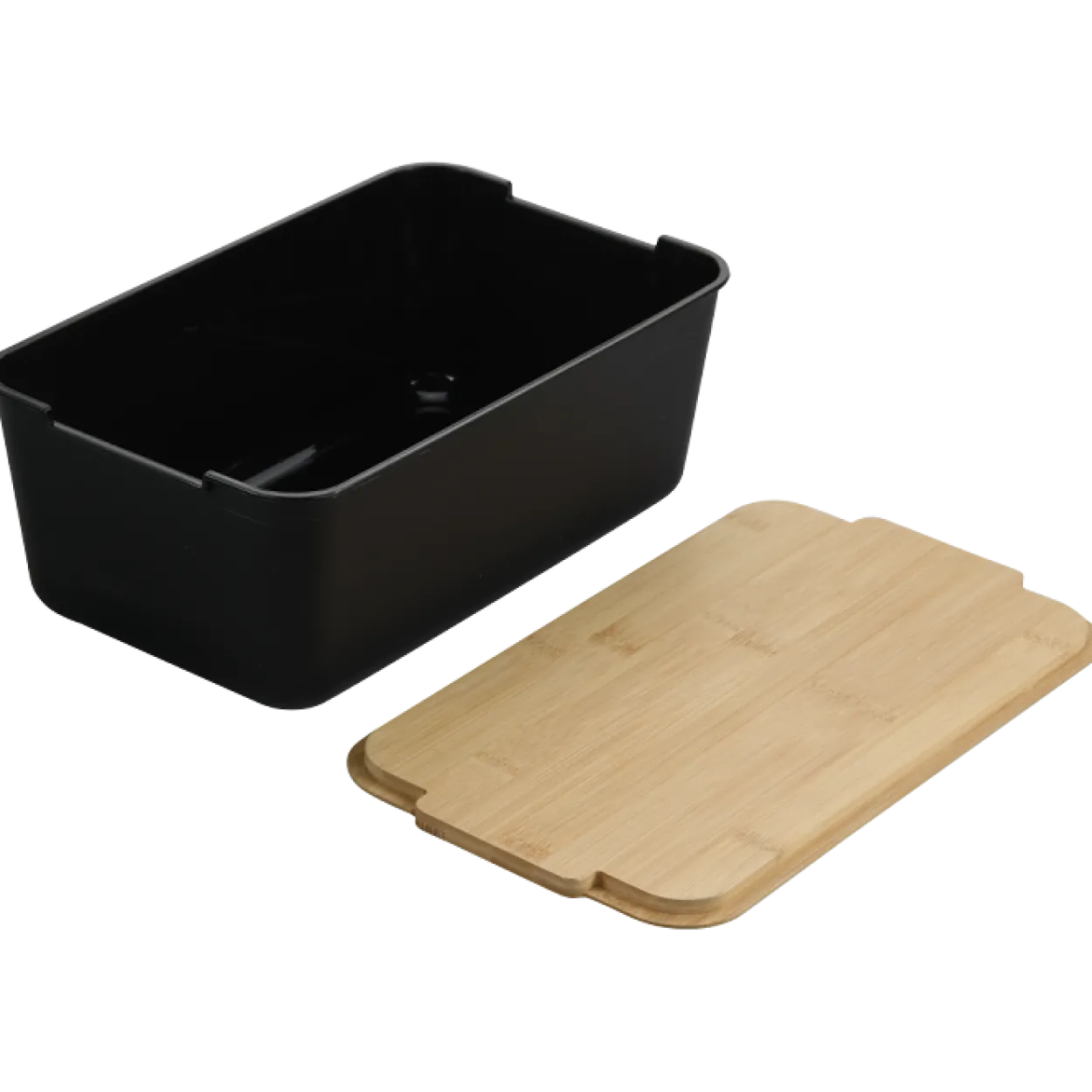 Brotbox, Kunststoff (PP), schwarz