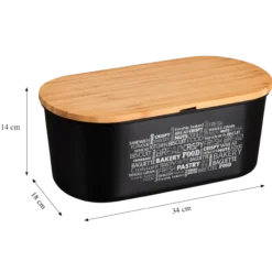 Brotbox, schwarz