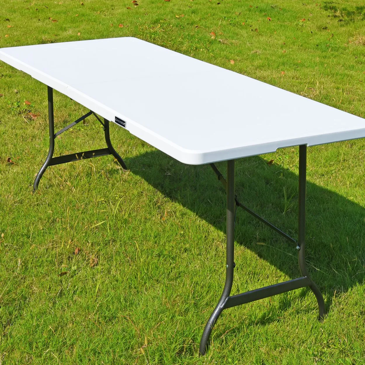 Buffettisch Kunststoff, 183x76x74 cm, weiß