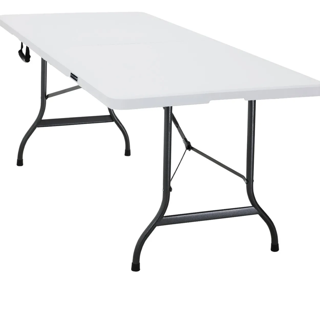Buffettisch Kunststoff, 183x76x74 cm, weiß