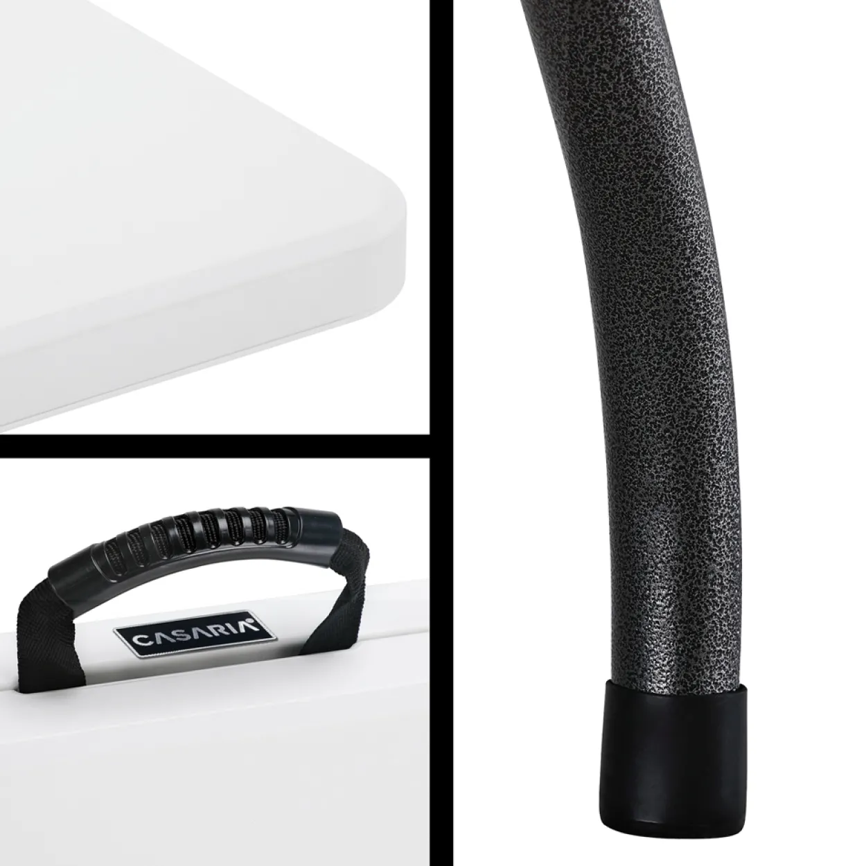Buffettisch Kunststoff, 183x76x74 cm, weiß