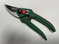 Bypass-Schere mit einstellbarem Öffnungswinkel, ca. 18,5 cm – Schwarz/Grün