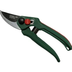 Bypass-Schere mit einstellbarem Öffnungswinkel, ca. 18,5 cm – Schwarz/Grün