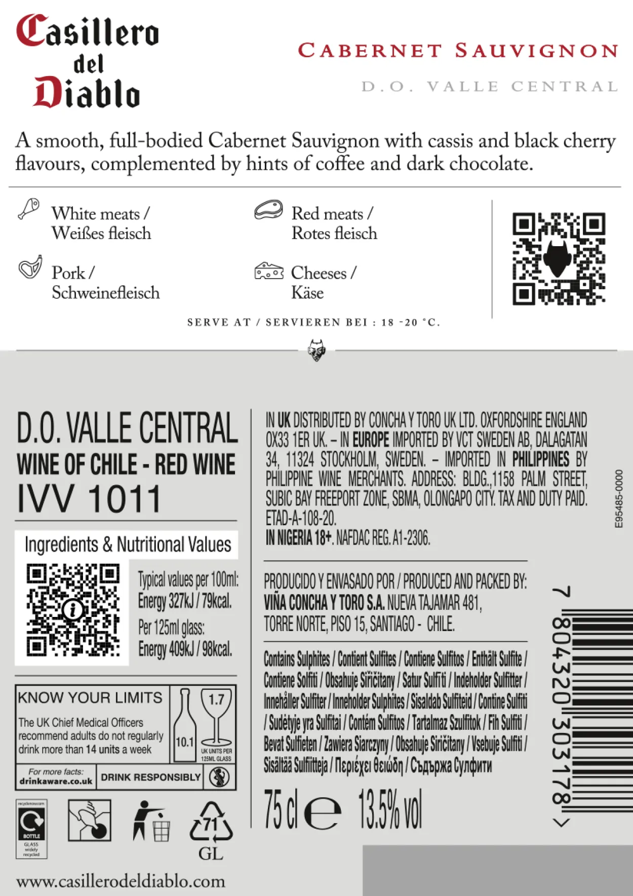 CABERNET SAUVIGNON 0,75 l