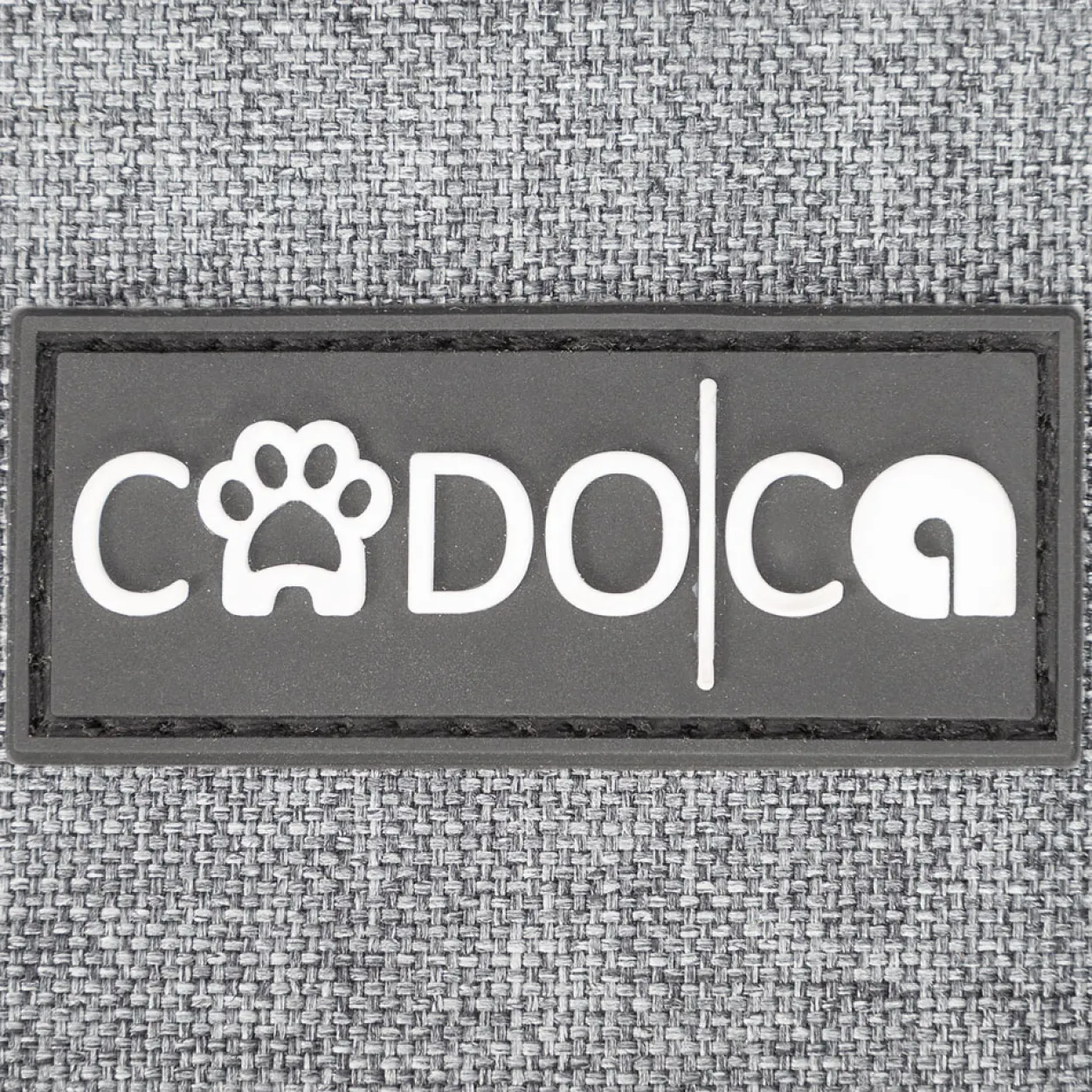 Cadoca Haustierrucksack Grau 41x30x31cm