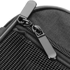 Cadoca Haustierrucksack Schwarz 41x30x31cm