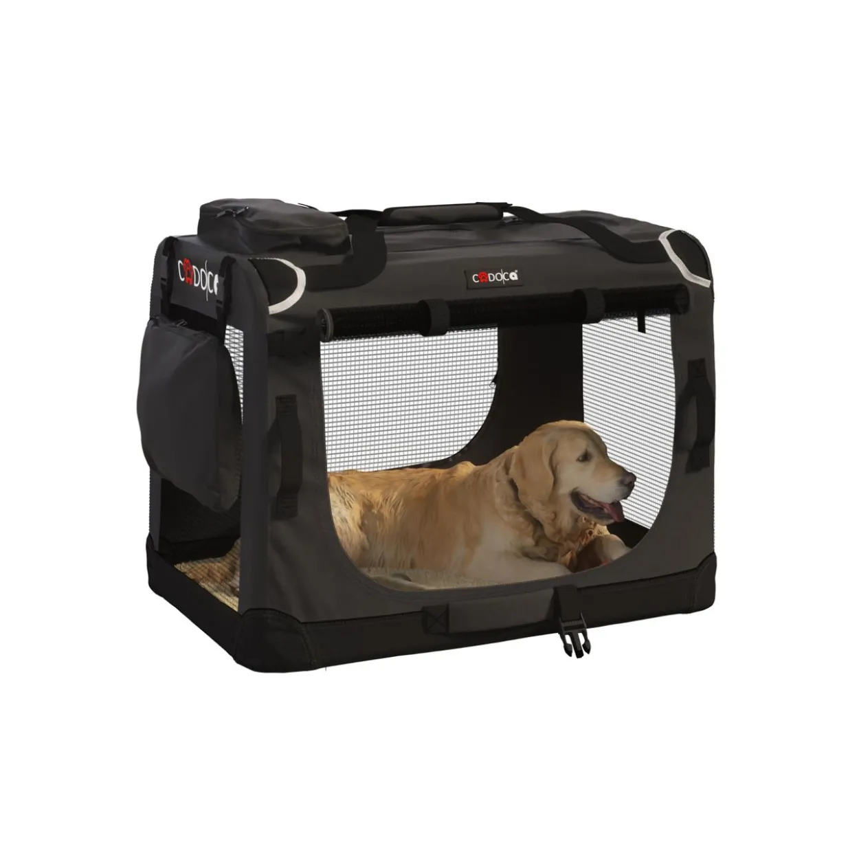 Cadoca Tiertransportbox M 60x42x44cm anthrazit