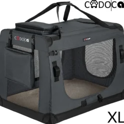 Cadoca Tiertransportbox XL 82x58x58cm anthrazit