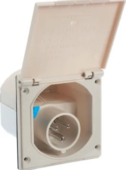 Camping CEE Einspeisestecker 3-polig mit Klappdeckel